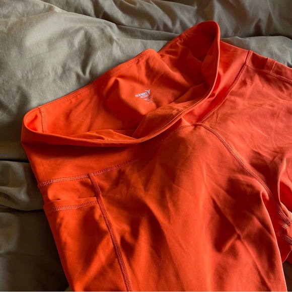 Women’s Old Navy Active Go-Dry High-rise Electric Orange Yoga Leggings - BRIGHT - Picture 7 of 9